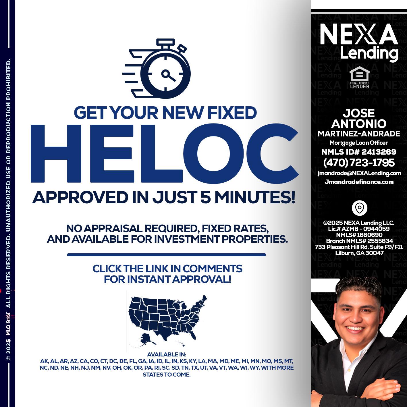 HELOC - Jose Antonio Martinez-Andrade -Mortgage Loan Officer