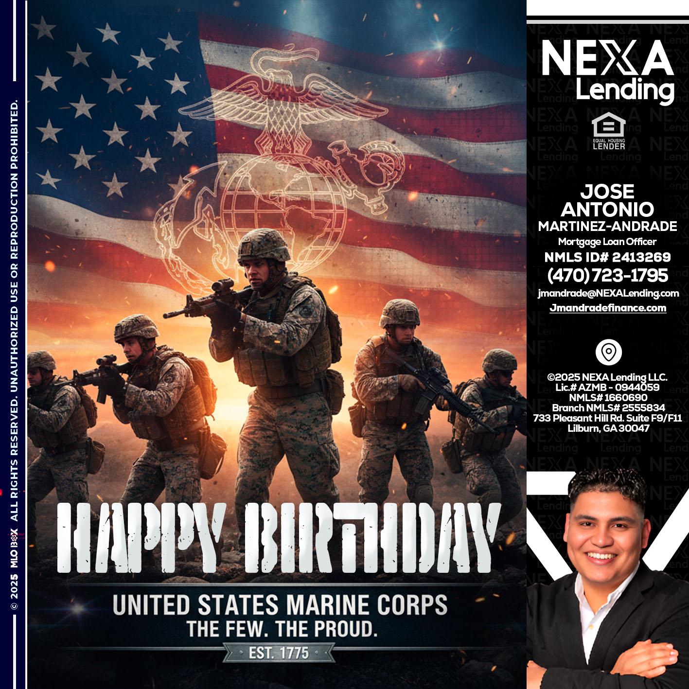 happy birthday - Jose Antonio Martinez-Andrade -Mortgage Loan Officer