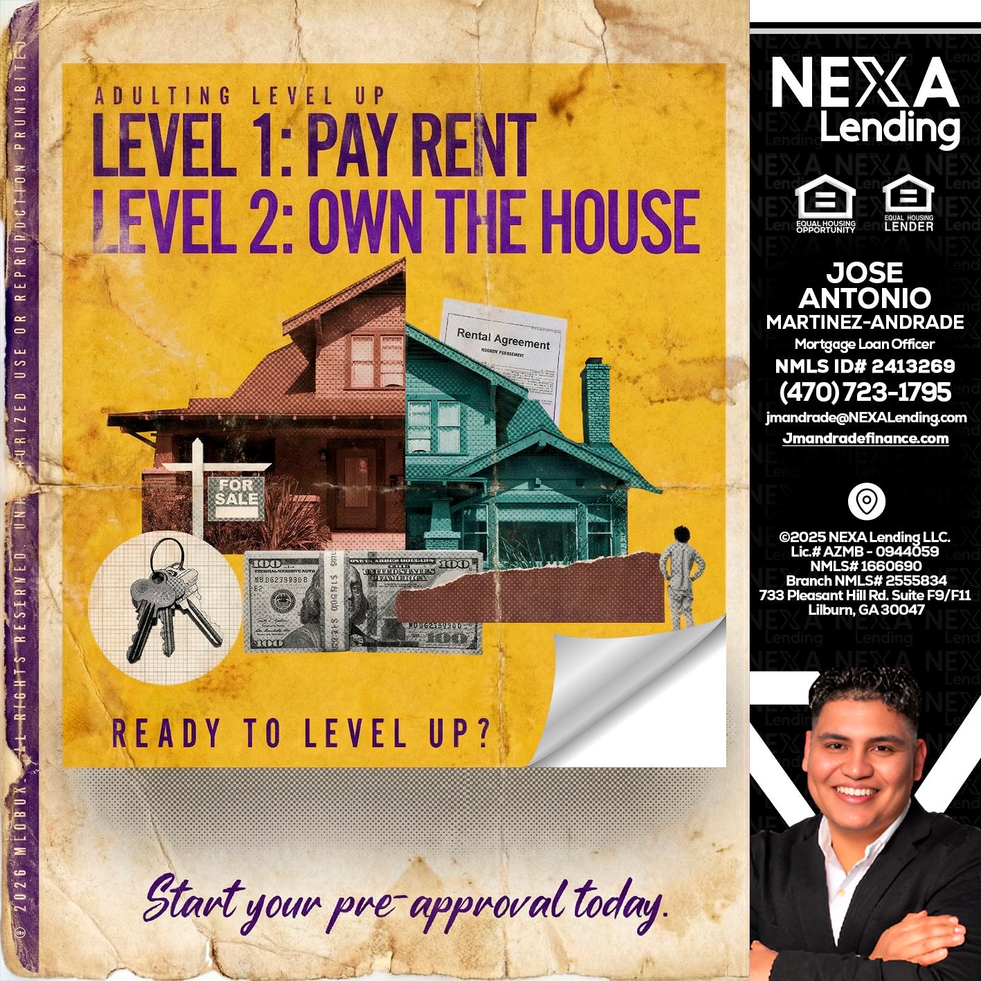 LEVEL 1 - Jose Antonio Martinez-Andrade -Mortgage Loan Officer