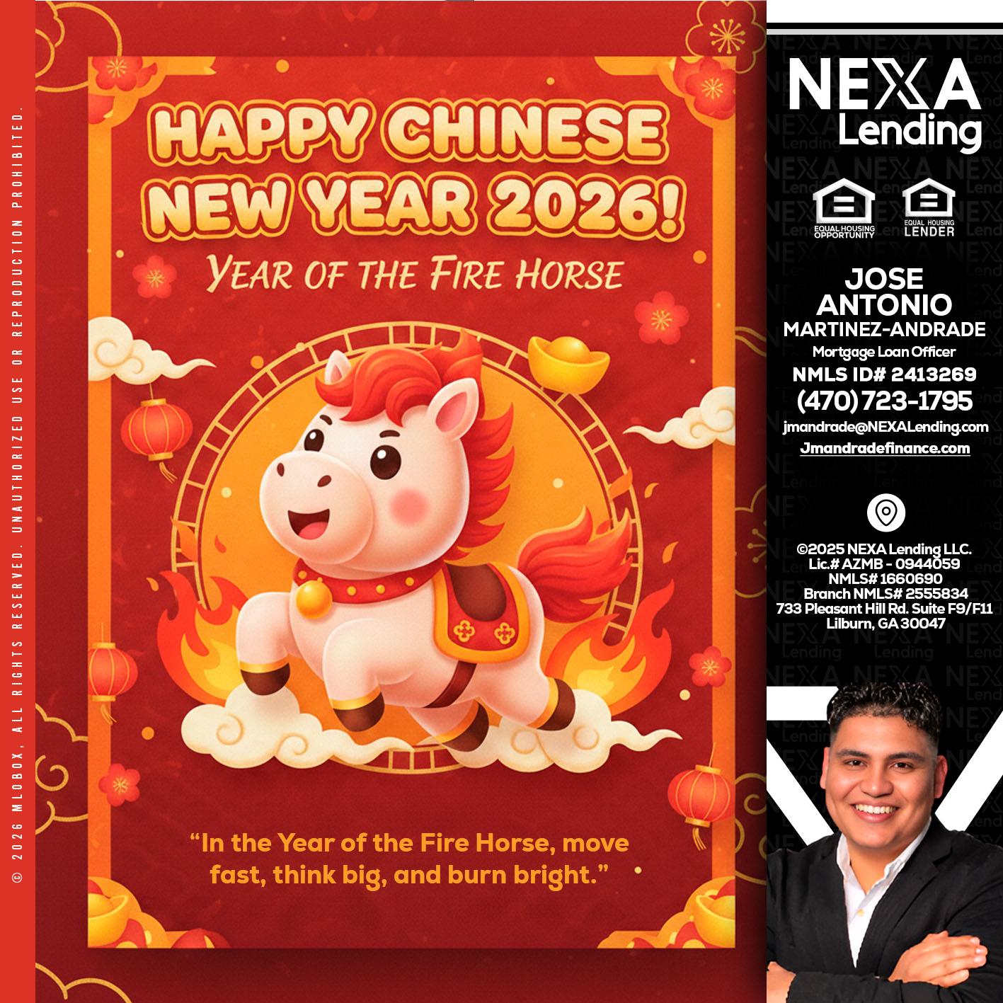 happy Chinese new year - Jose Antonio Martinez-Andrade -Mortgage Loan Officer