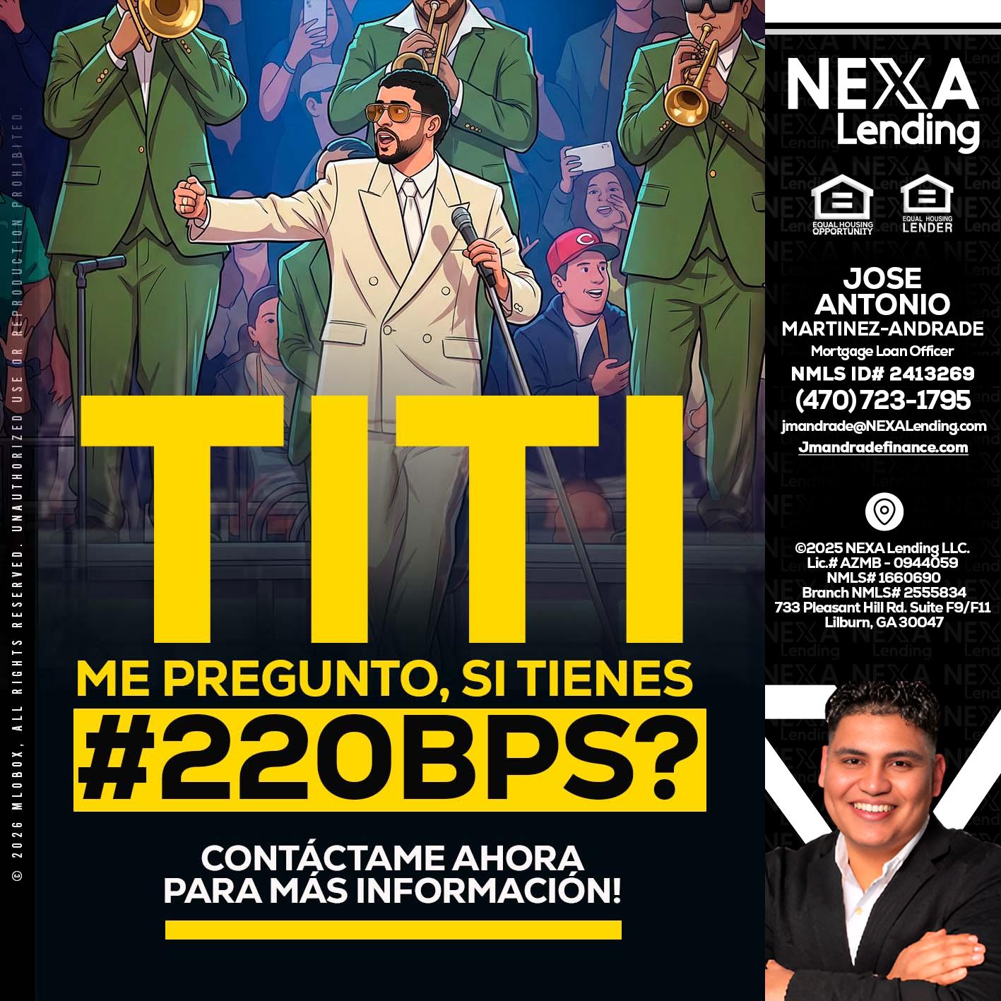 TITI ME PREGUNTO - Jose Antonio Martinez-Andrade -Mortgage Loan Officer