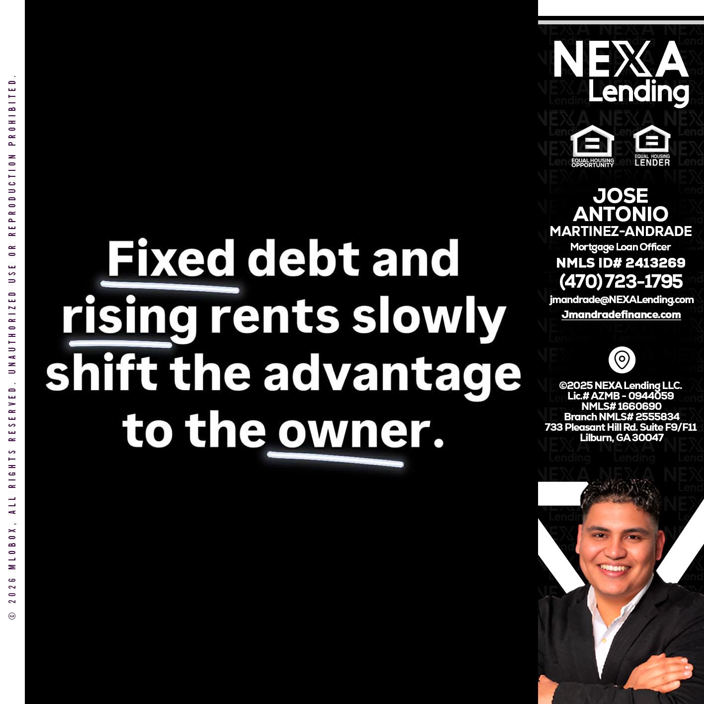 FIXED DEBT - Jose Antonio Martinez-Andrade -Mortgage Loan Officer
