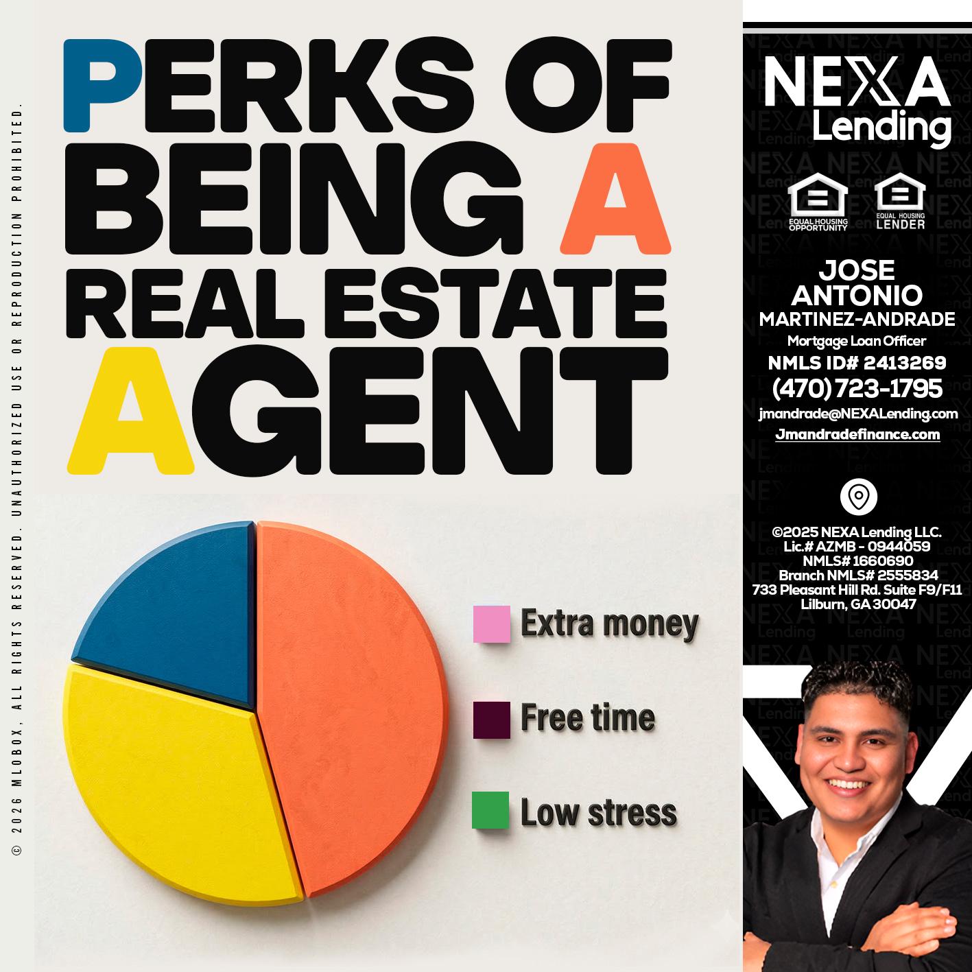 PERKS OF BEING - Jose Antonio Martinez-Andrade -Mortgage Loan Officer