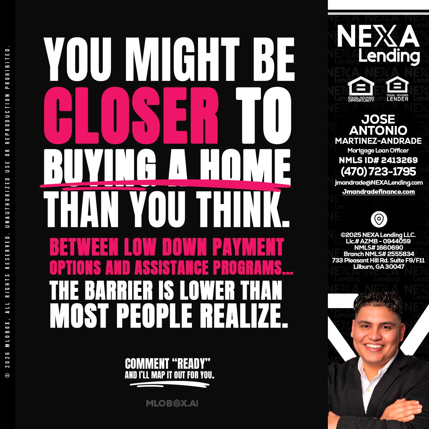 YOU MIGHT BE - Jose Antonio Martinez-Andrade -Mortgage Loan Officer