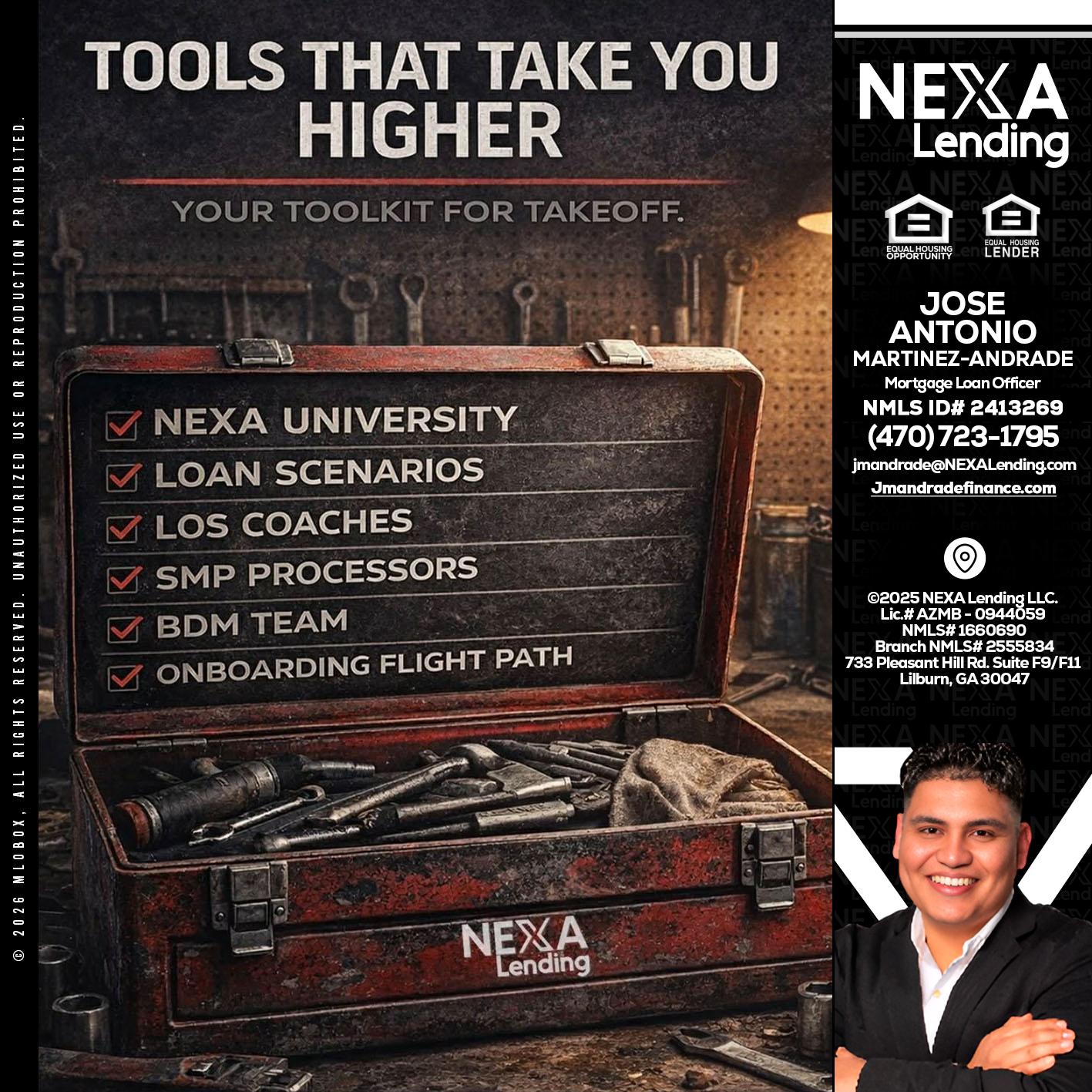 TOOLS THAT - Jose Antonio Martinez-Andrade -Mortgage Loan Officer