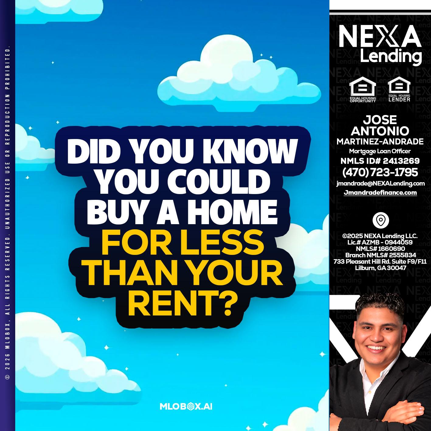 DID YOU KNOW - Jose Antonio Martinez-Andrade -Mortgage Loan Officer