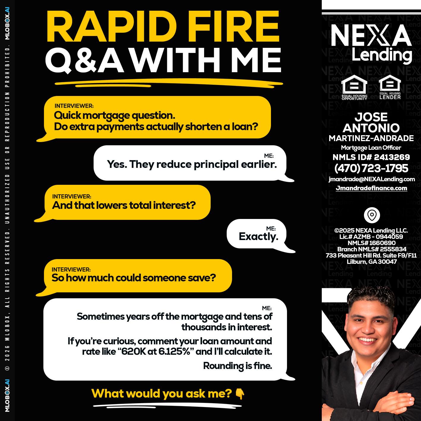 RAPID FIRE QA - Jose Antonio Martinez-Andrade -Mortgage Loan Officer