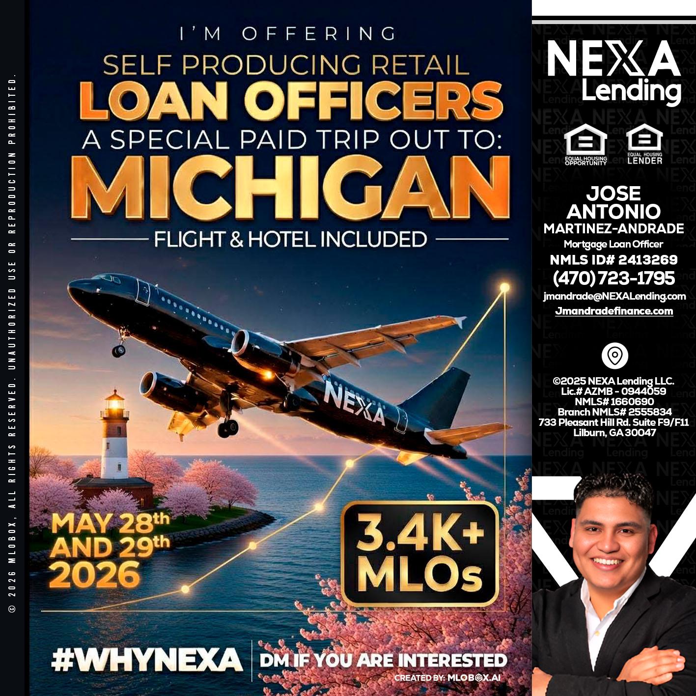 MICHIGAN TRIP - Jose Antonio Martinez-Andrade -Mortgage Loan Officer
