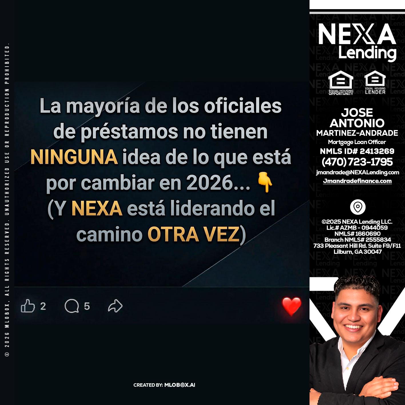 la mayoría de - Jose Antonio Martinez-Andrade -Mortgage Loan Officer