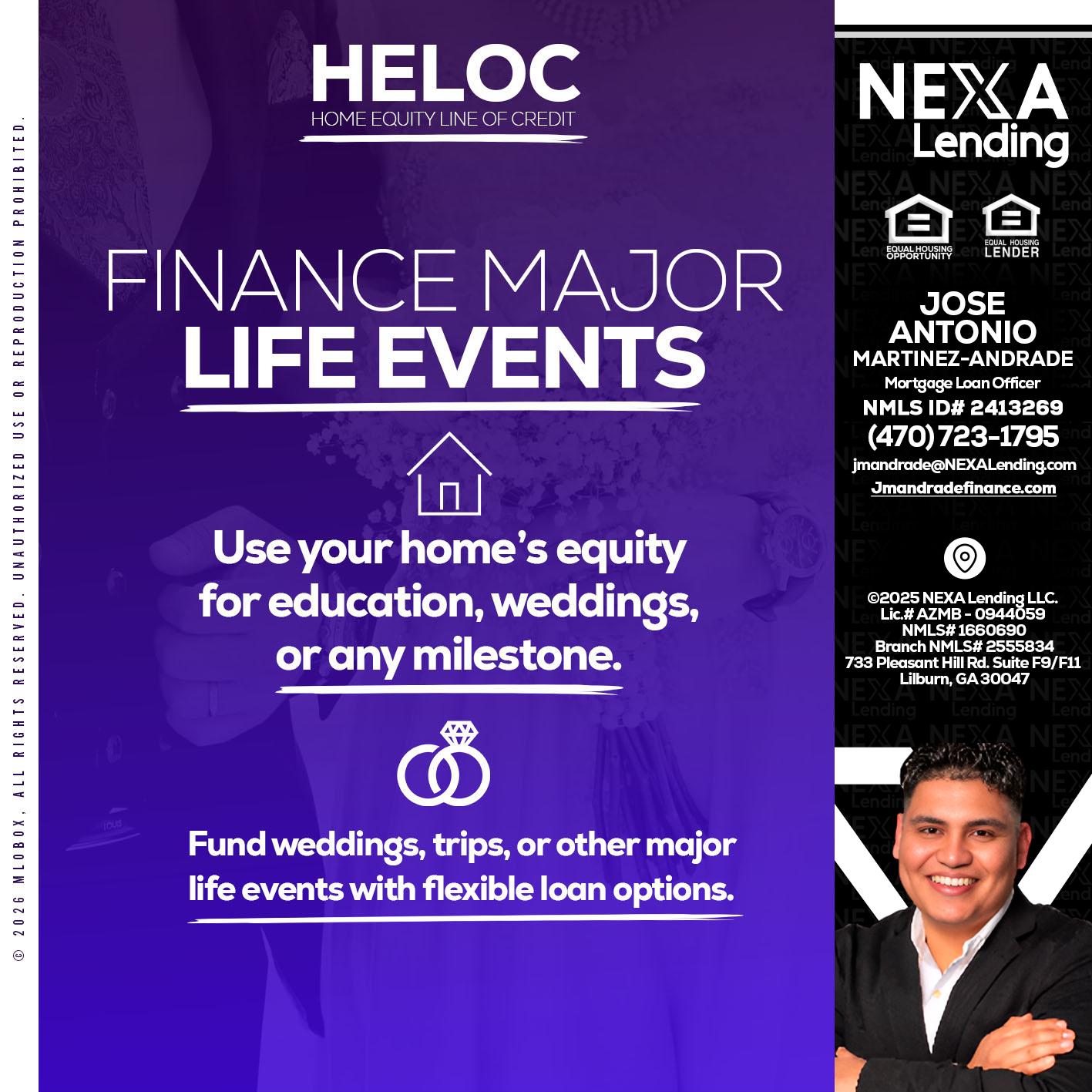 HELOC - Jose Antonio Martinez-Andrade -Mortgage Loan Officer