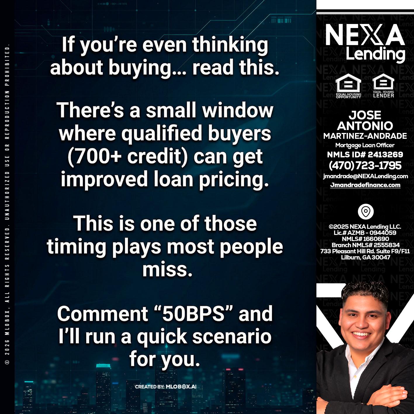 IF YOU EVER - Jose Antonio Martinez-Andrade -Mortgage Loan Officer