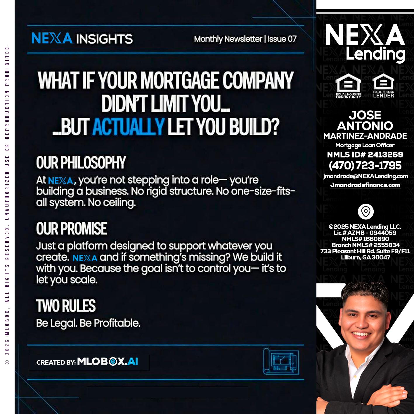NEXA INSIGHTS - Jose Antonio Martinez-Andrade -Mortgage Loan Officer