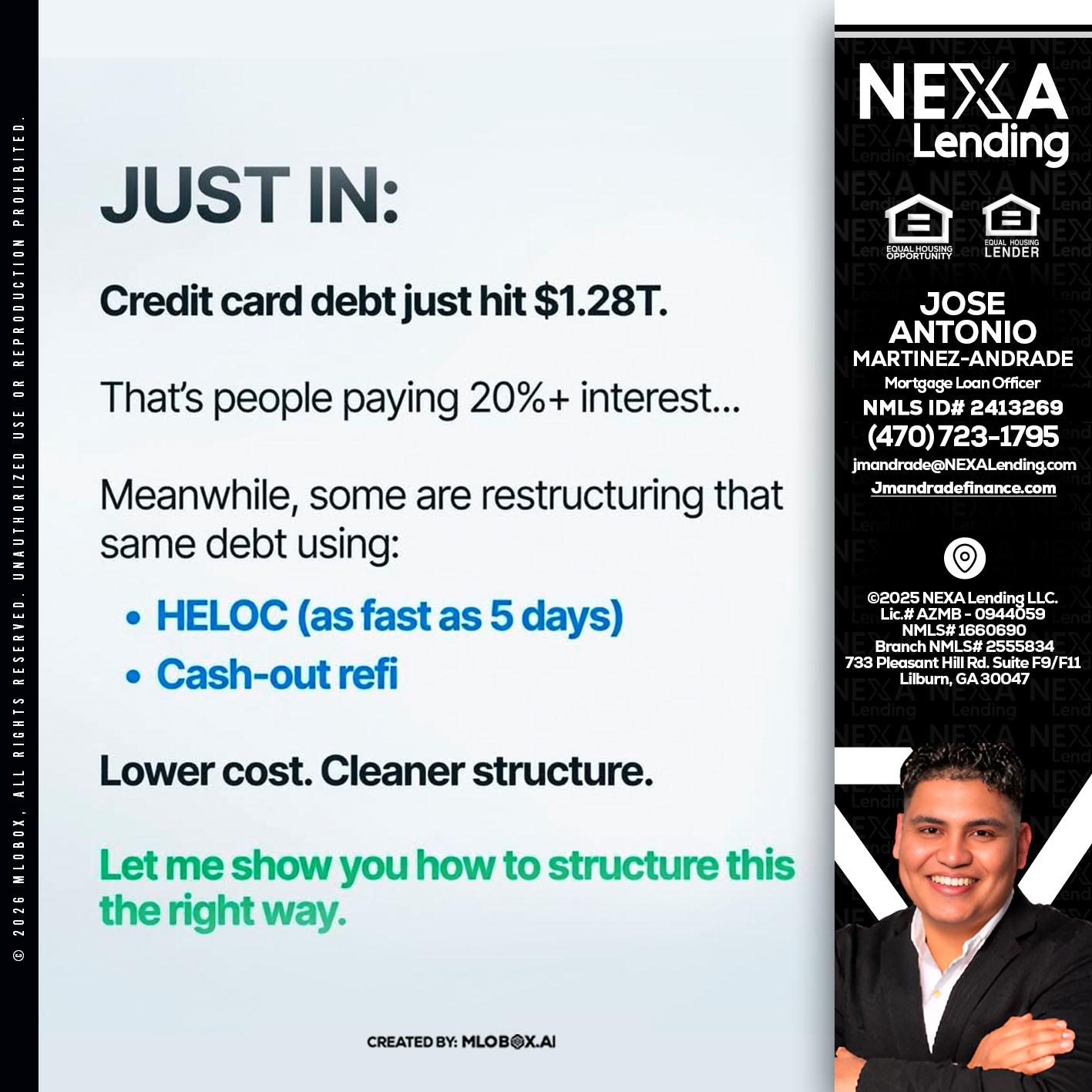 JUST IN - Jose Antonio Martinez-Andrade -Mortgage Loan Officer