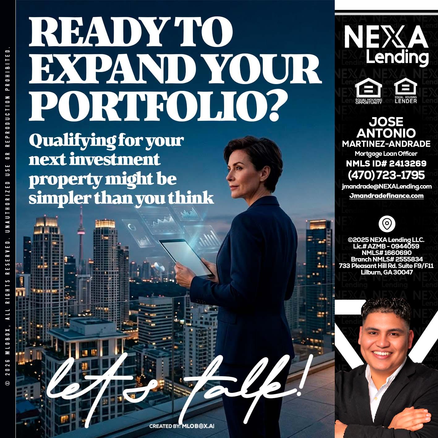 READY TO EXPAND - Jose Antonio Martinez-Andrade -Mortgage Loan Officer