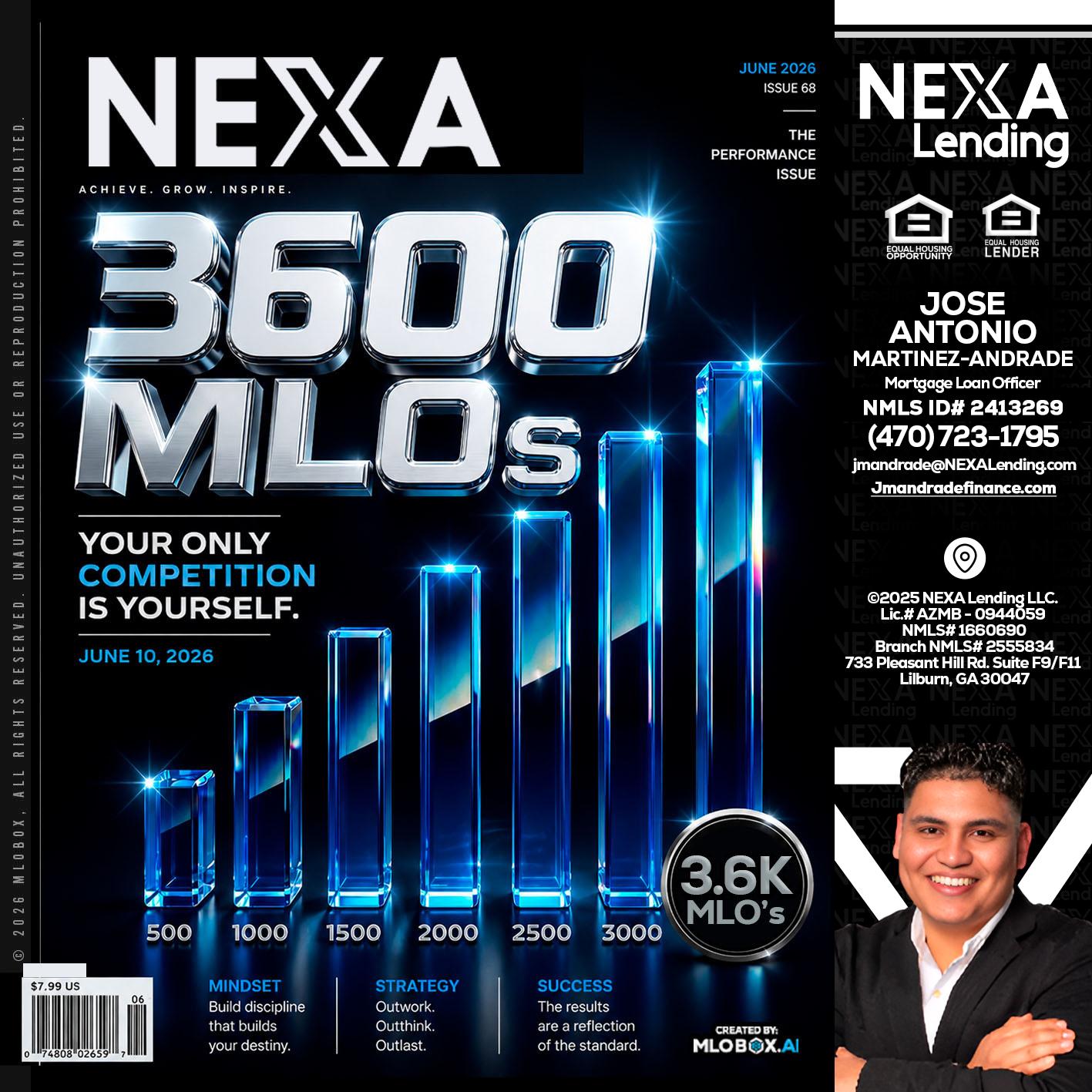 3600 MLOs - Jose Antonio Martinez-Andrade -Mortgage Loan Officer