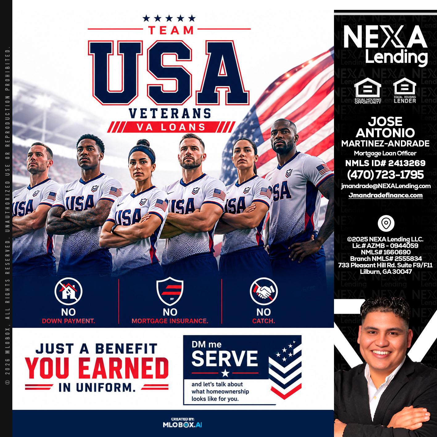 USA TEAM - Jose Antonio Martinez-Andrade -Mortgage Loan Officer