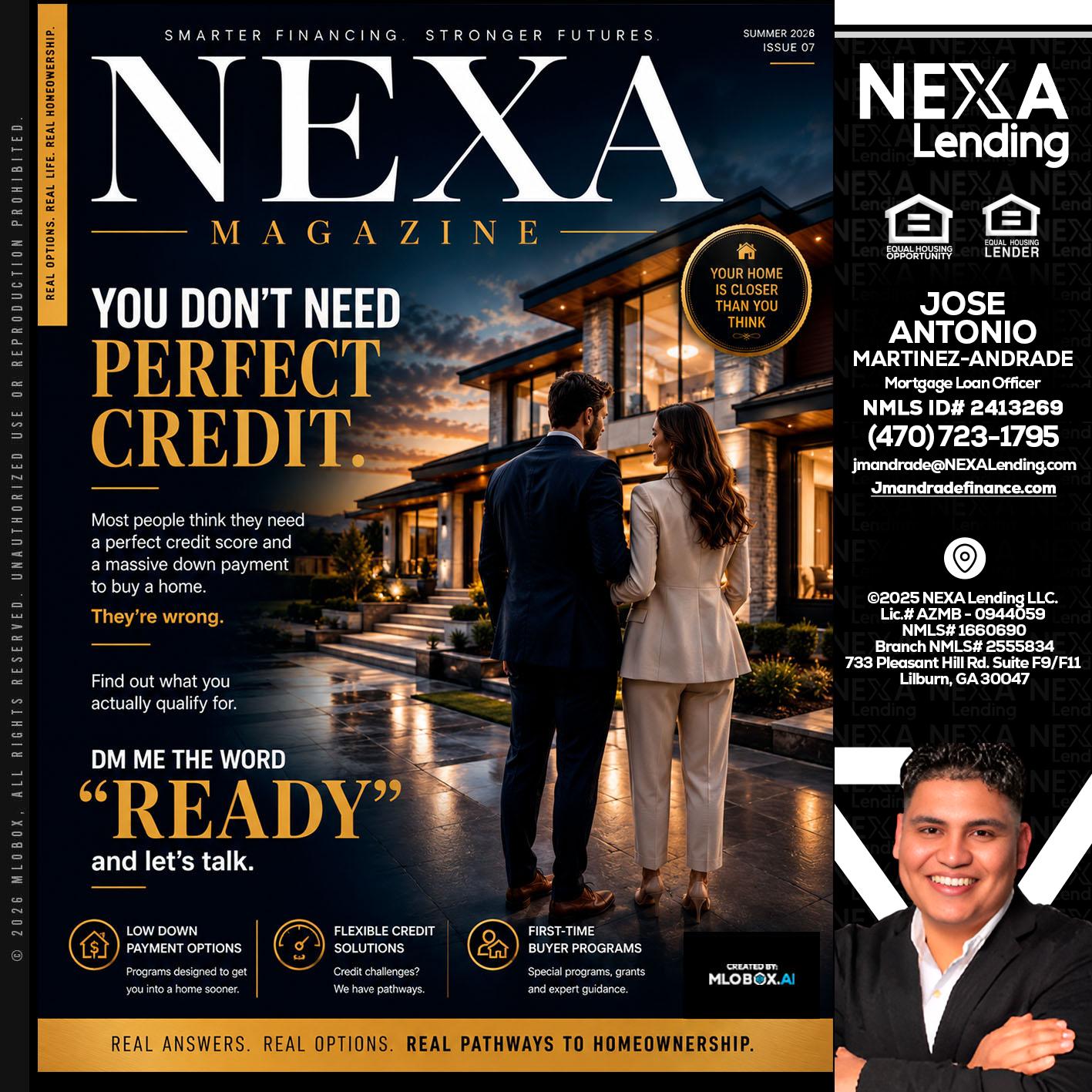 NEXA MAGAZINE - Jose Antonio Martinez-Andrade -Mortgage Loan Officer