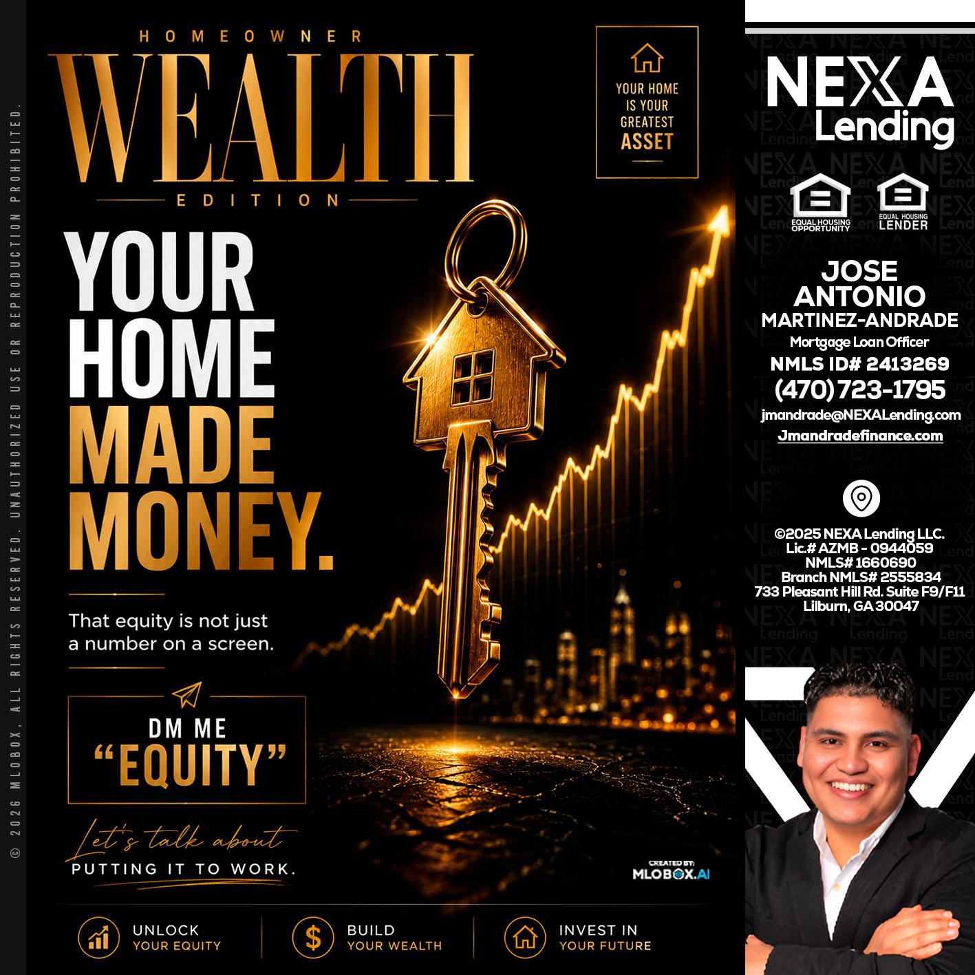 YOUR HOME MADE - Jose Antonio Martinez-Andrade -Mortgage Loan Officer