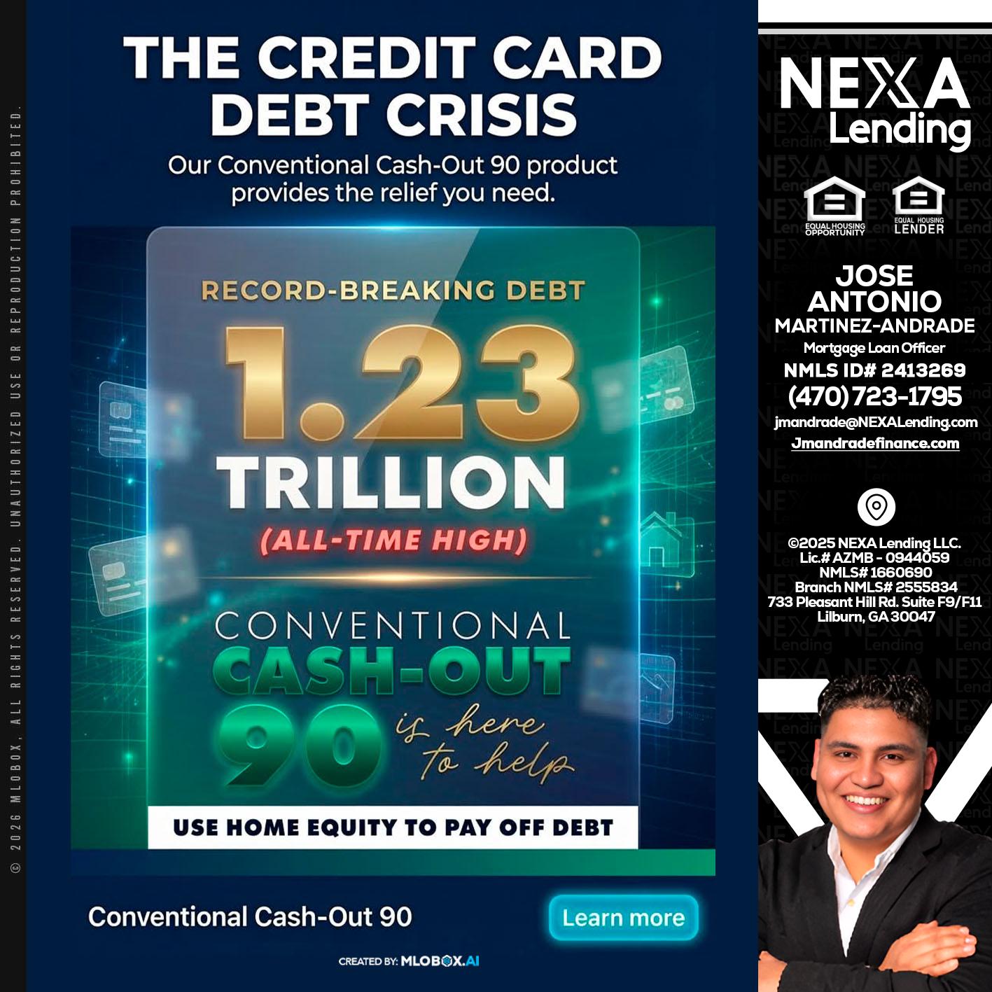 THE CREDIT CARD - Jose Antonio Martinez-Andrade -Mortgage Loan Officer