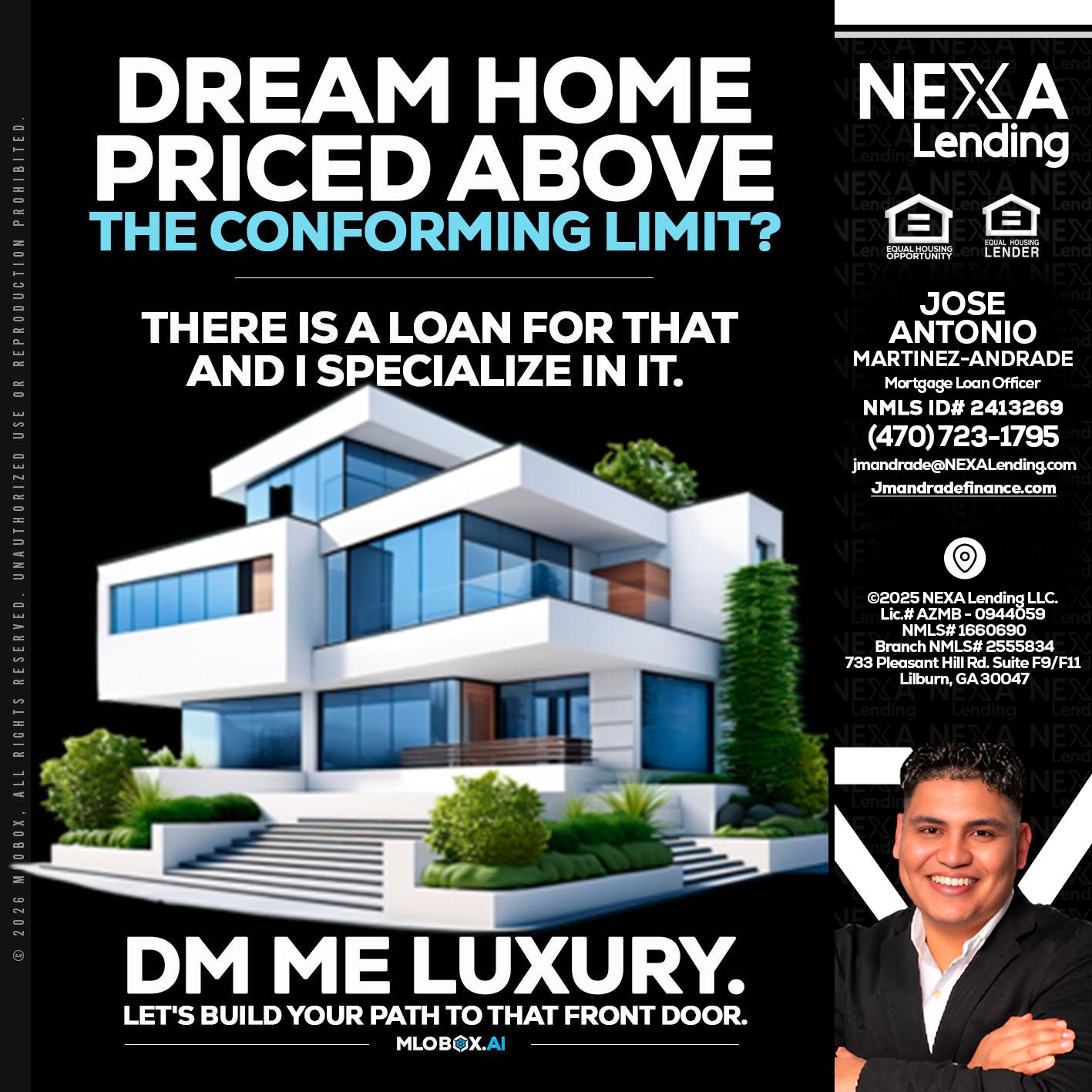 DREAM HOME - Jose Antonio Martinez-Andrade -Mortgage Loan Officer