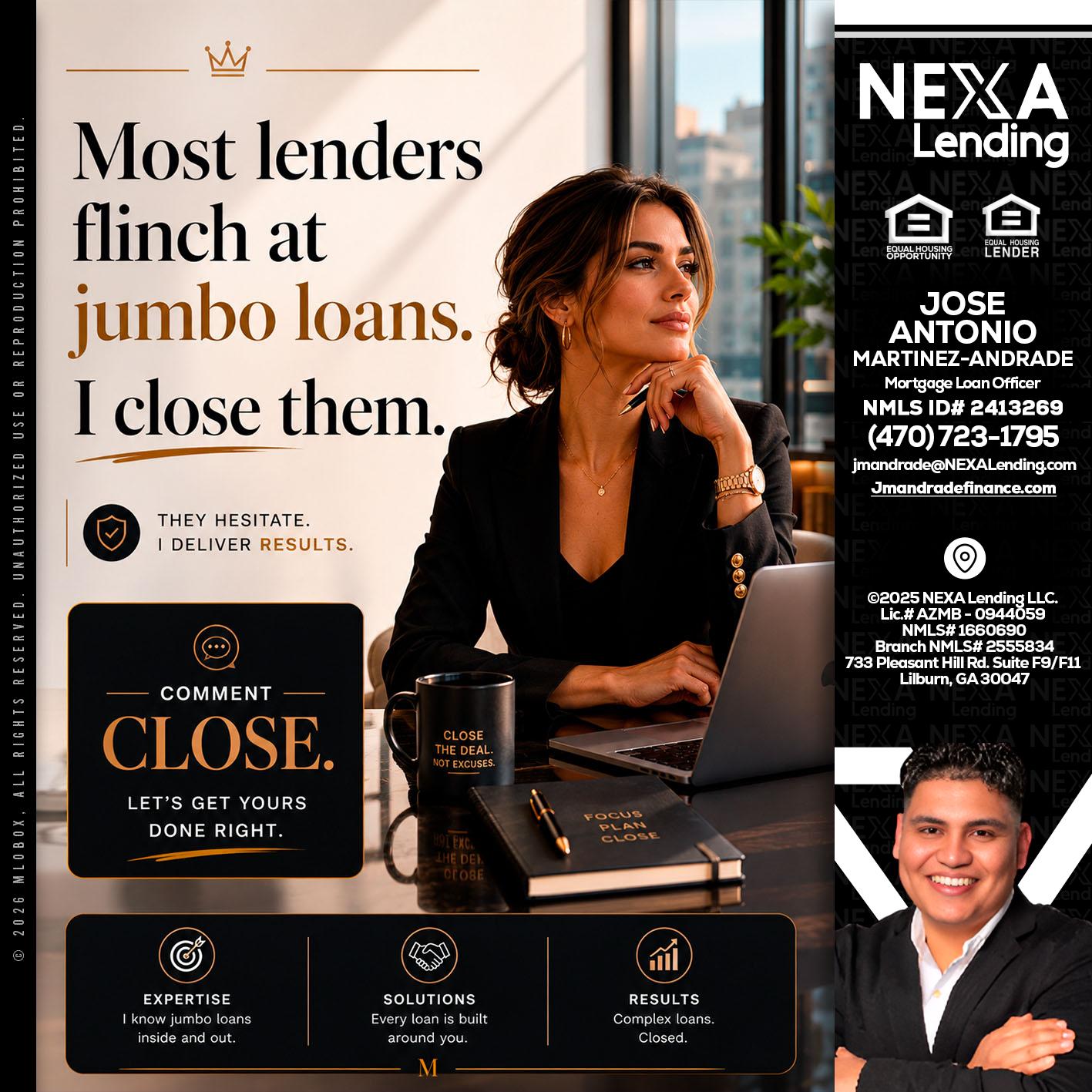 most lenders - Jose Antonio Martinez-Andrade -Mortgage Loan Officer