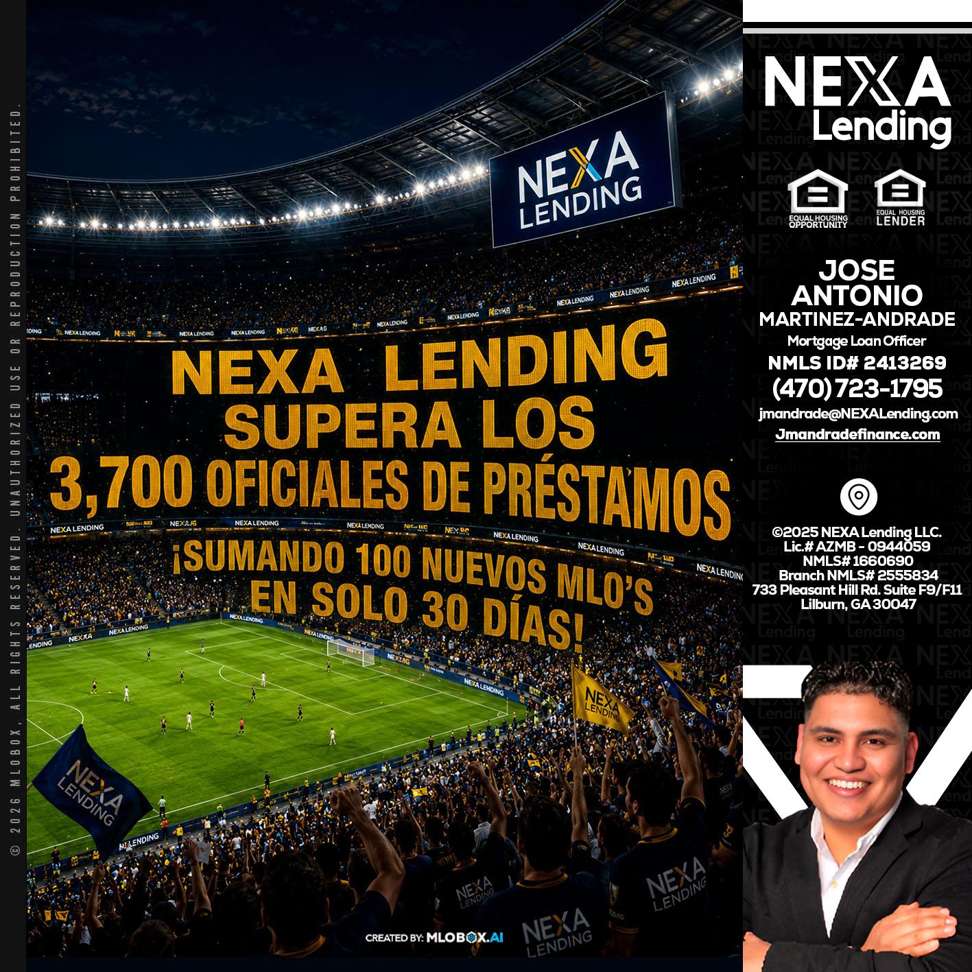 NEXA SUPERA - Jose Antonio Martinez-Andrade -Mortgage Loan Officer