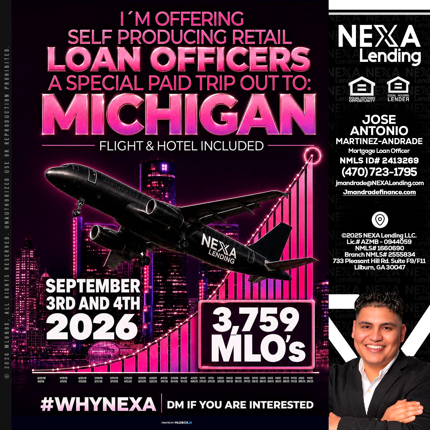 MICHIGAN TRIP - Jose Antonio Martinez-Andrade -Mortgage Loan Officer