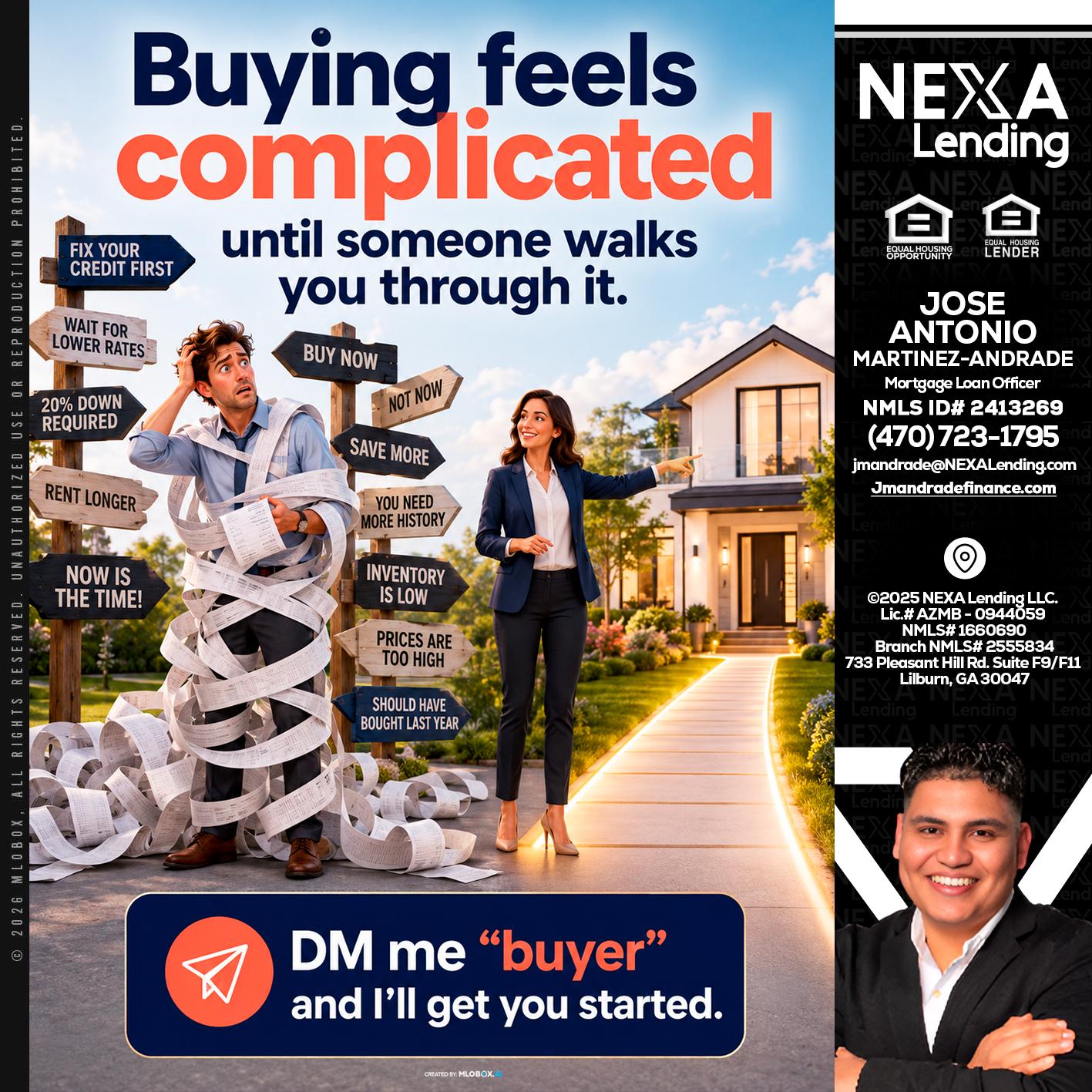 buying feels - Jose Antonio Martinez-Andrade -Mortgage Loan Officer