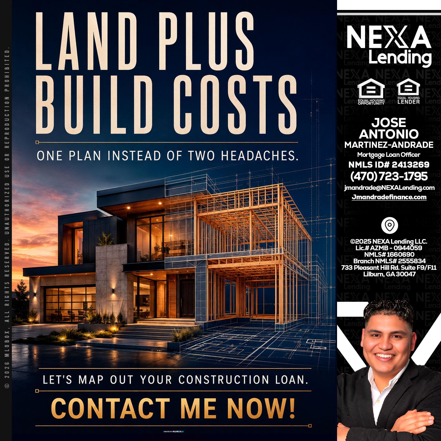 LAND PLUS - Jose Antonio Martinez-Andrade -Mortgage Loan Officer
