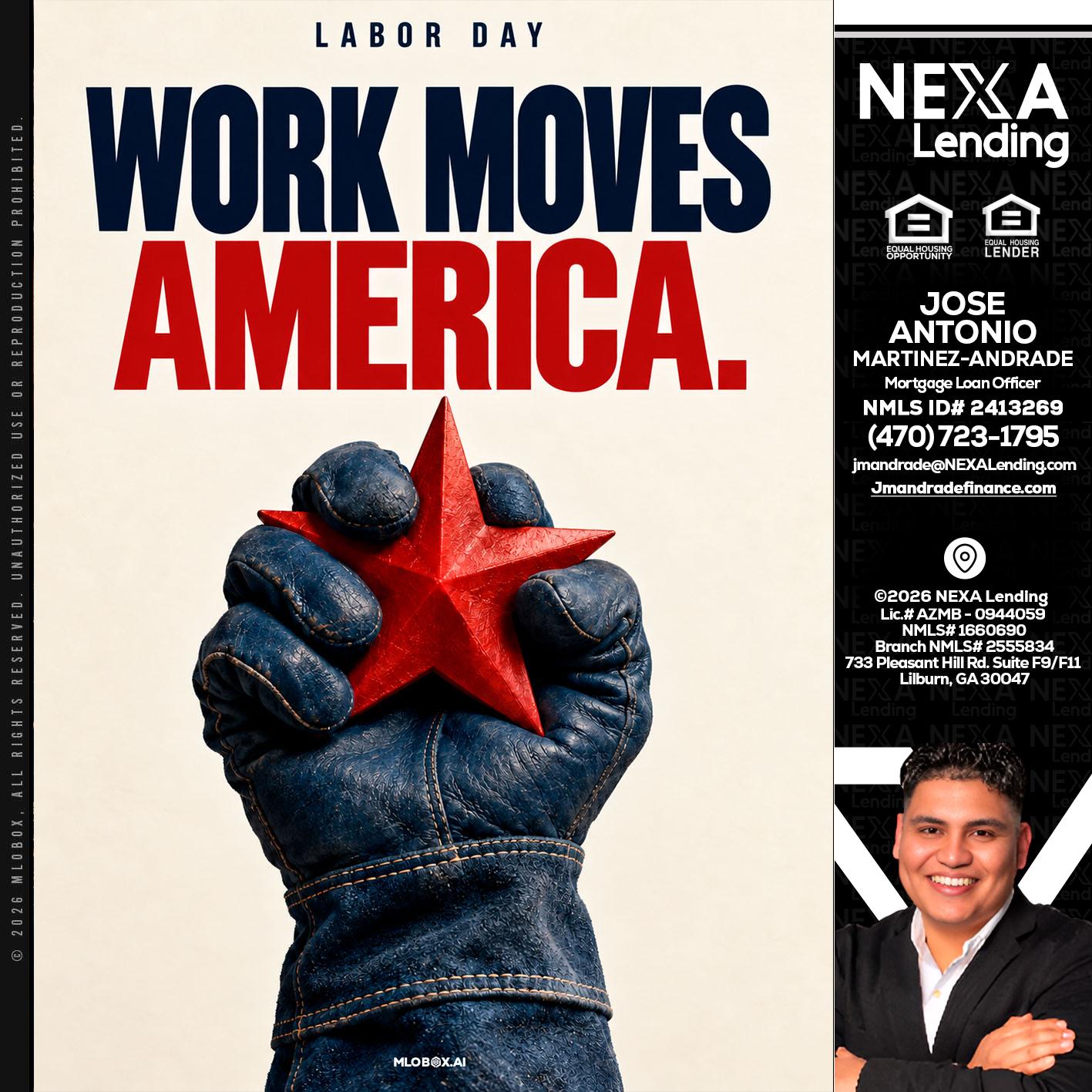 WORKS MOVES AMERICA - Jose Antonio Martinez-Andrade -Mortgage Loan Officer
