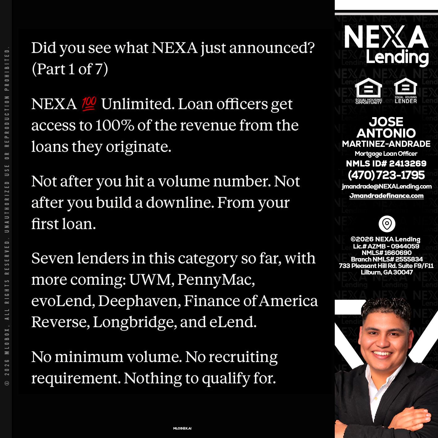 DID YOU KNOW - Jose Antonio Martinez-Andrade -Mortgage Loan Officer