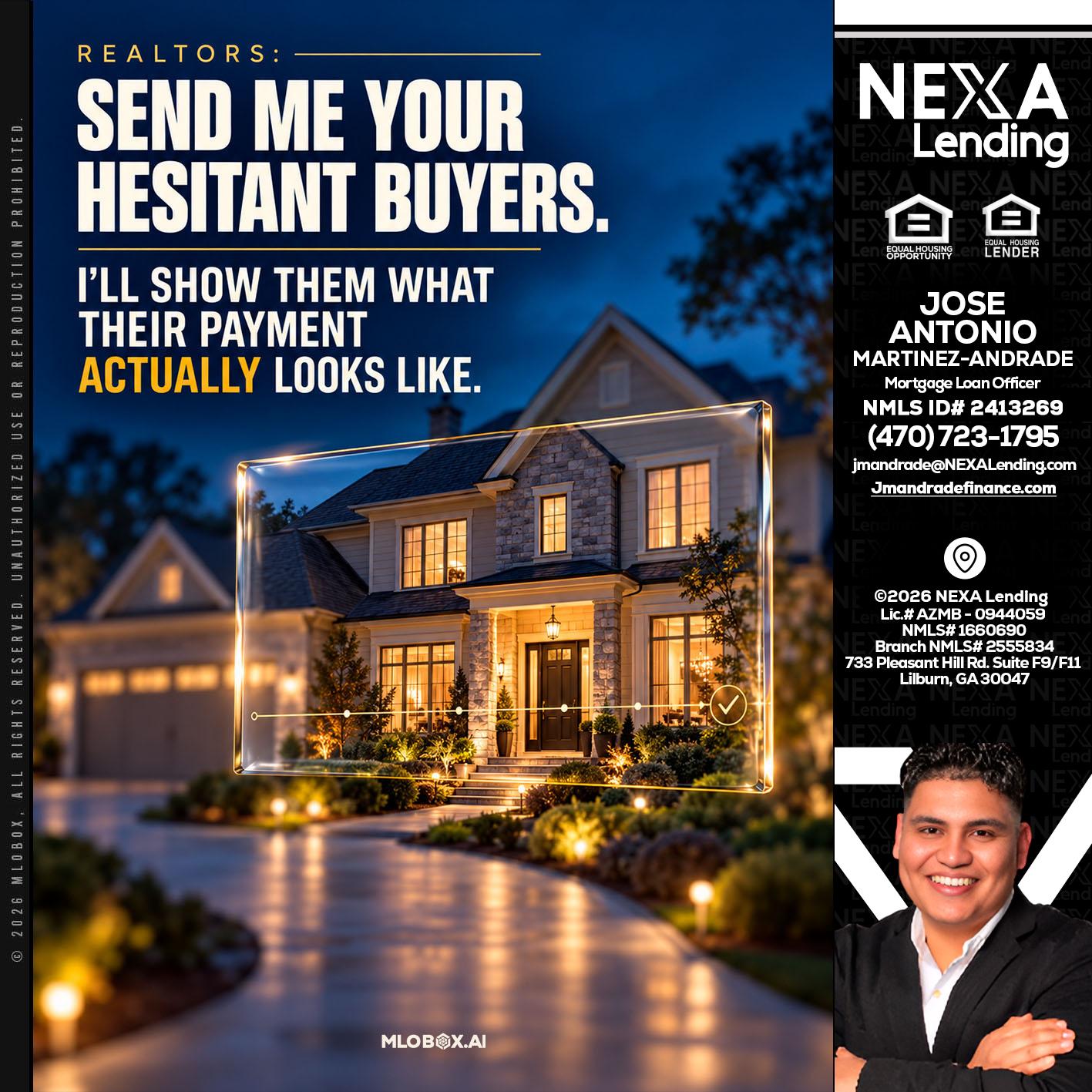 REALTOR - Jose Antonio Martinez-Andrade -Mortgage Loan Officer