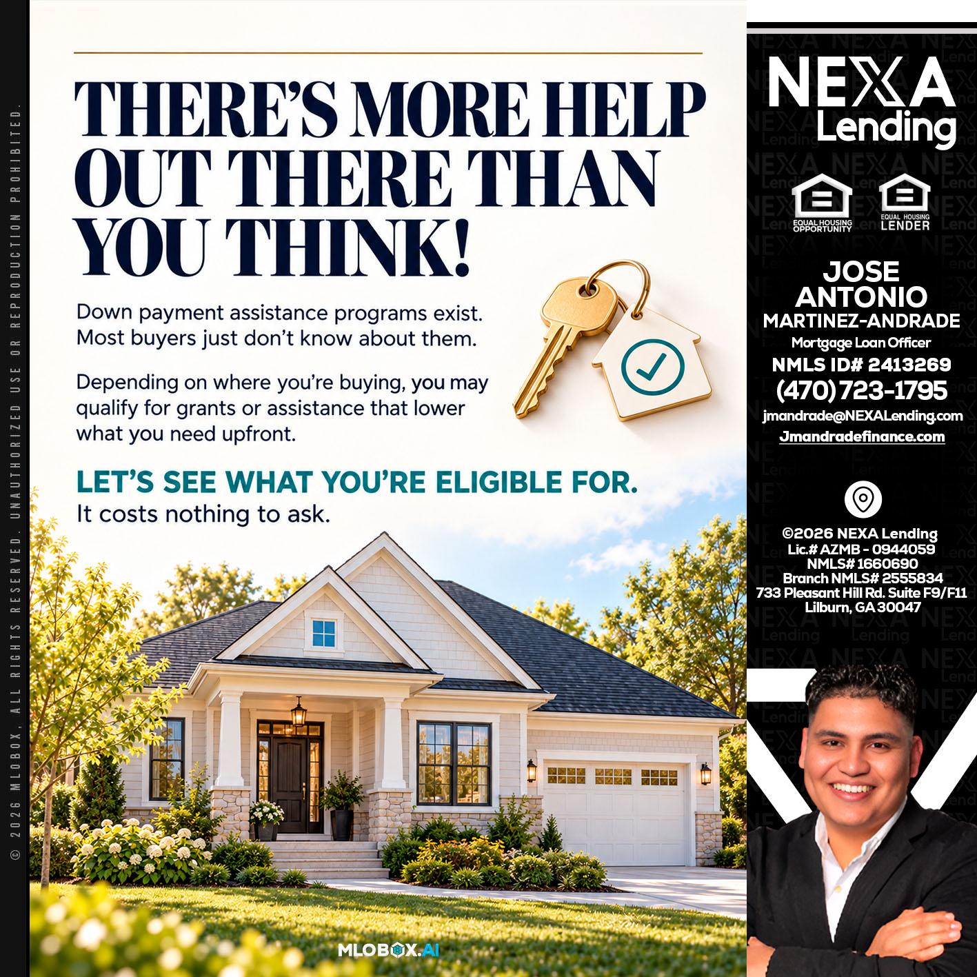 THERES MORE - Jose Antonio Martinez-Andrade -Mortgage Loan Officer