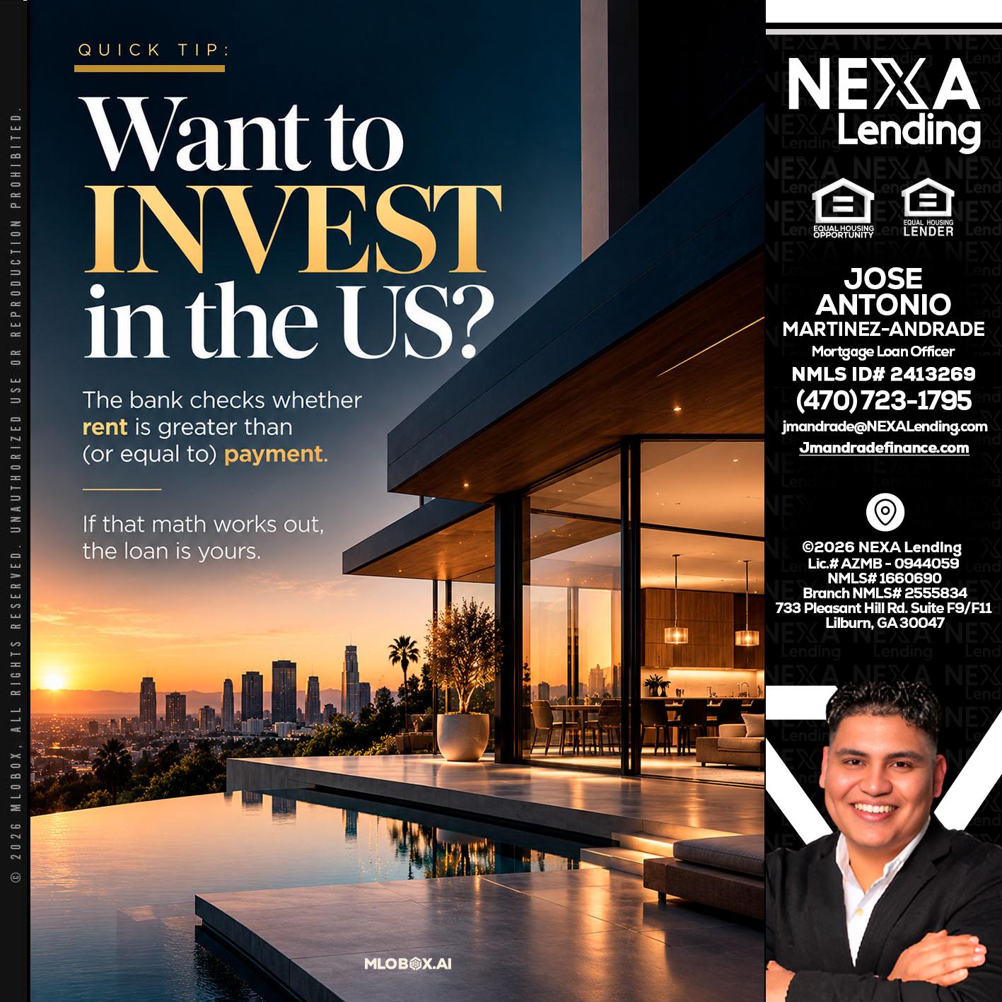 QUICK TIP - Jose Antonio Martinez-Andrade -Mortgage Loan Officer